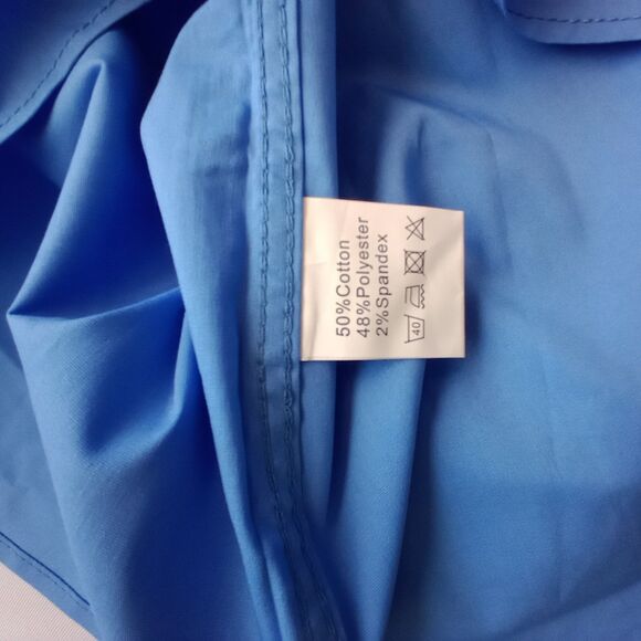 COOFANDY Men's Cotton Dress Shirt Short Sleeve Button Down Size Large - Picture 3 of 7